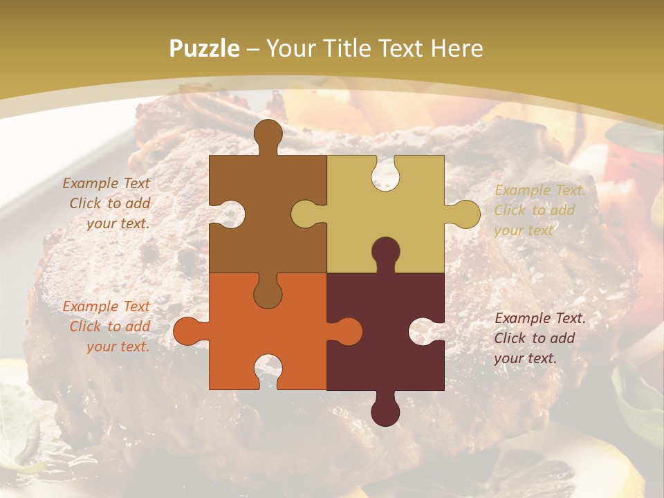 Lunch Meat Appetizers PowerPoint Template