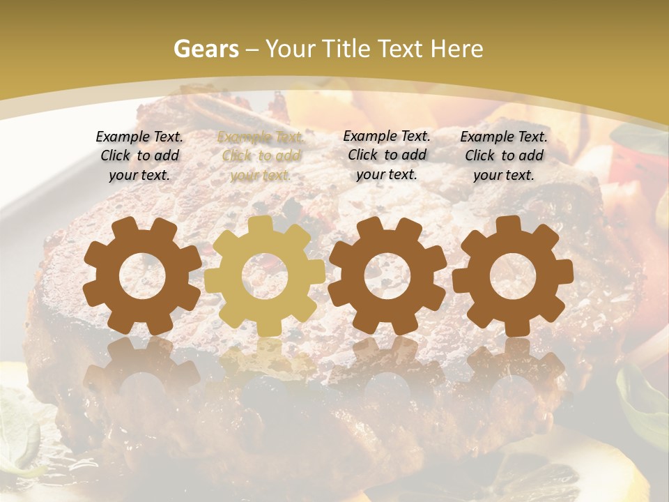 Lunch Meat Appetizers PowerPoint Template