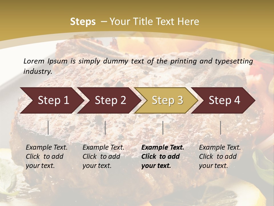 Lunch Meat Appetizers PowerPoint Template