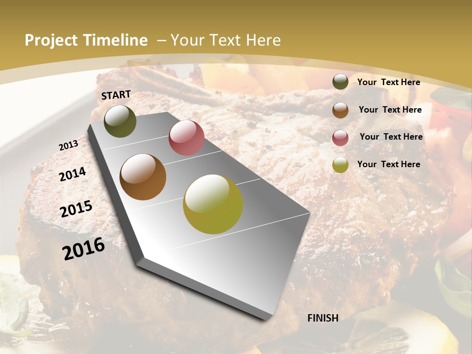 Lunch Meat Appetizers PowerPoint Template