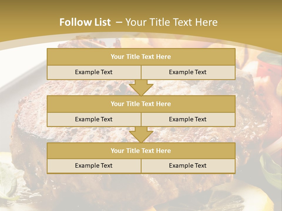 Lunch Meat Appetizers PowerPoint Template