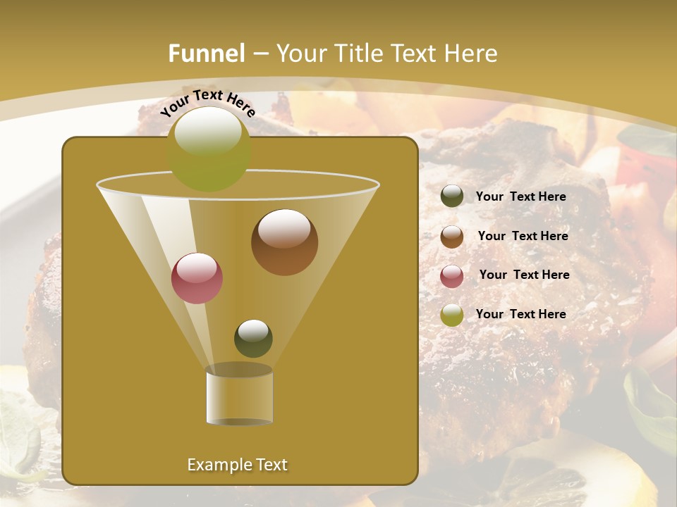 Lunch Meat Appetizers PowerPoint Template