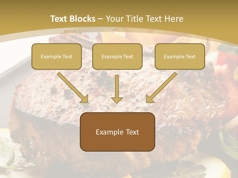 Lunch Meat Appetizers PowerPoint Template