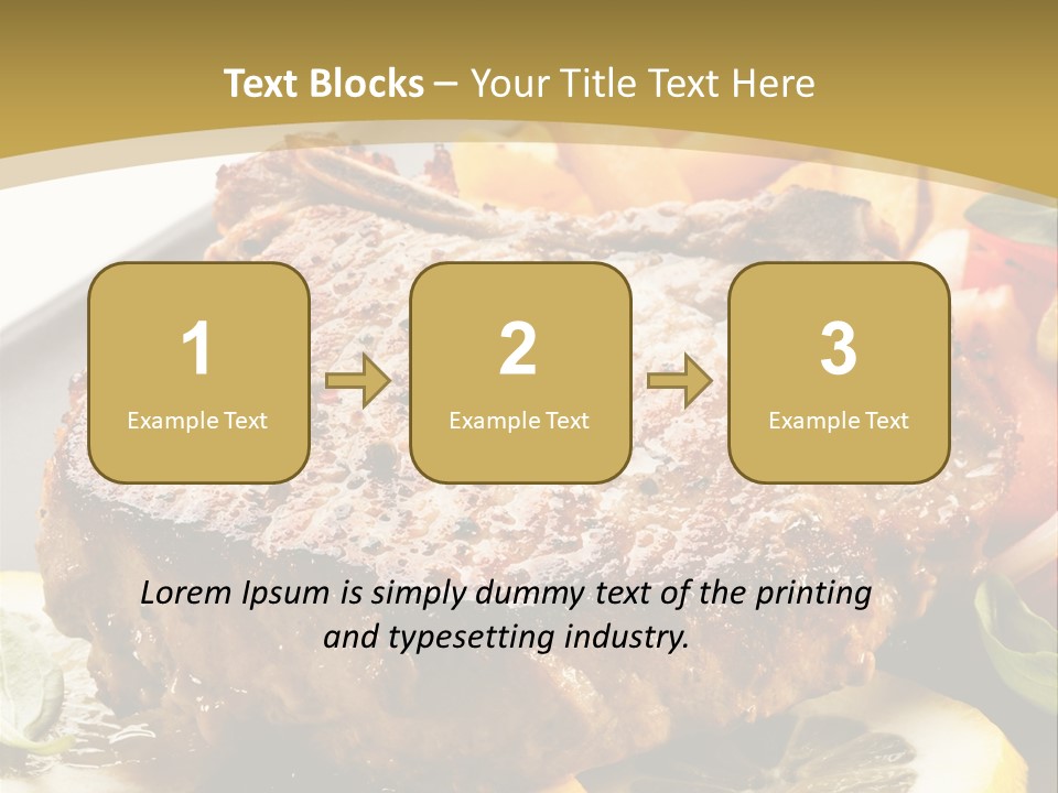 Lunch Meat Appetizers PowerPoint Template