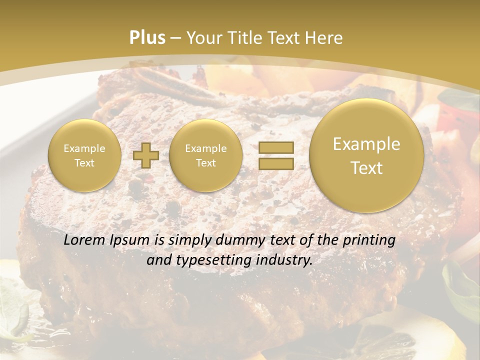 Lunch Meat Appetizers PowerPoint Template