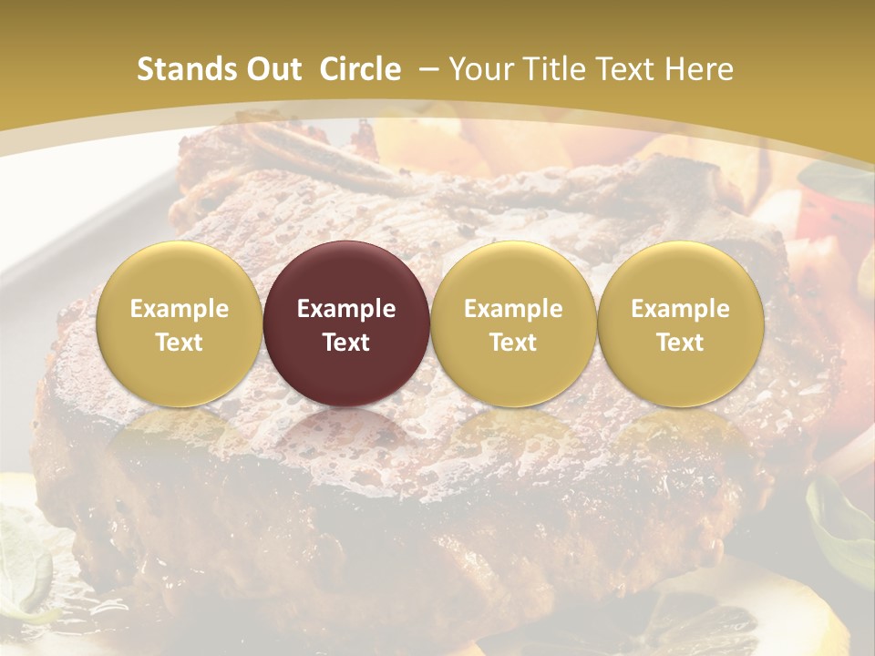 Lunch Meat Appetizers PowerPoint Template