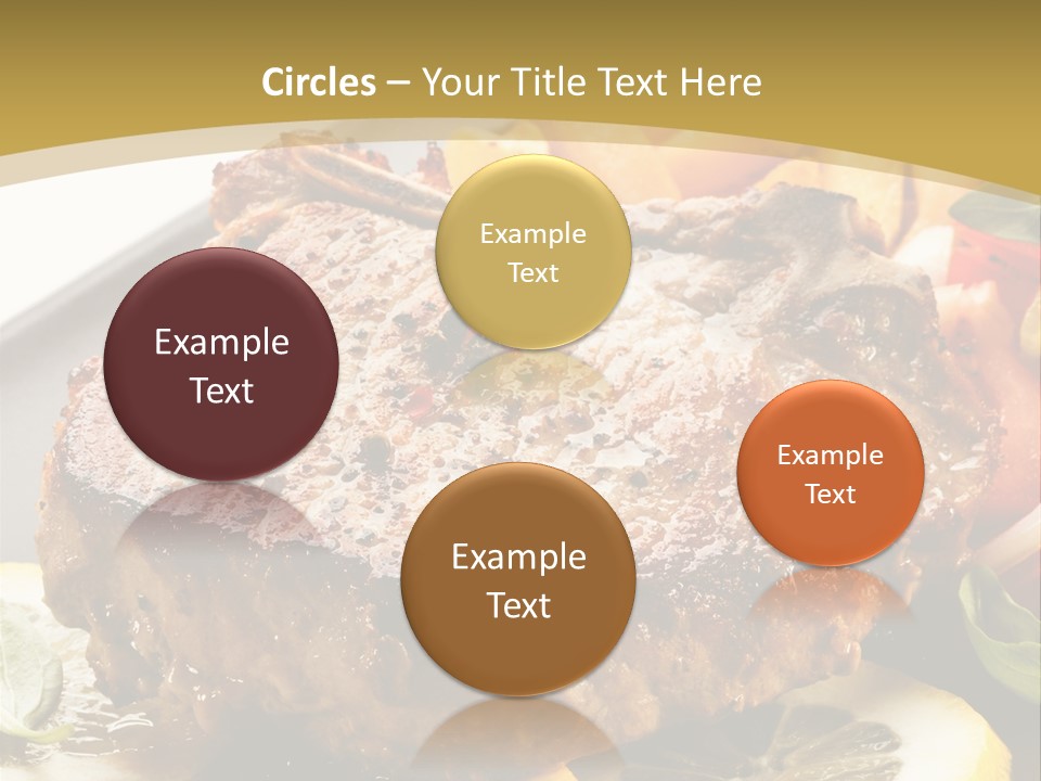 Lunch Meat Appetizers PowerPoint Template