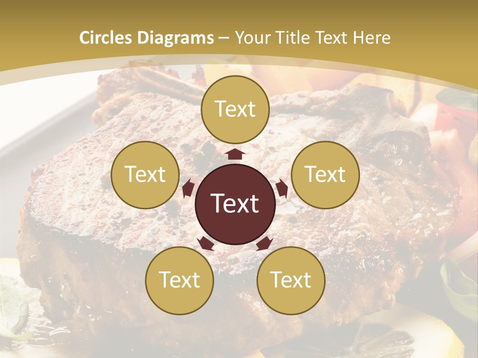 Lunch Meat Appetizers PowerPoint Template