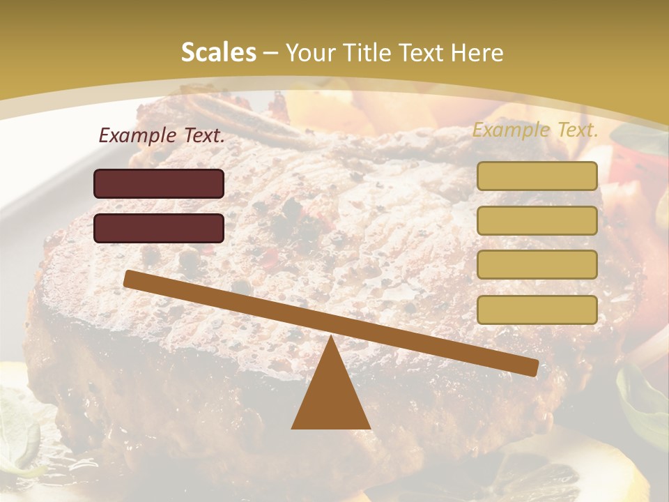 Lunch Meat Appetizers PowerPoint Template