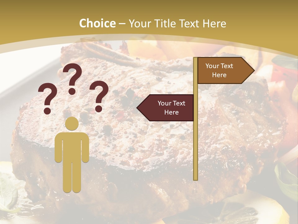 Lunch Meat Appetizers PowerPoint Template