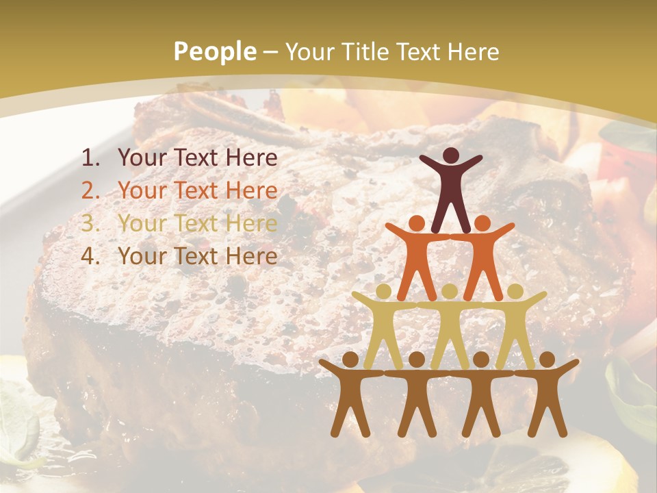 Lunch Meat Appetizers PowerPoint Template