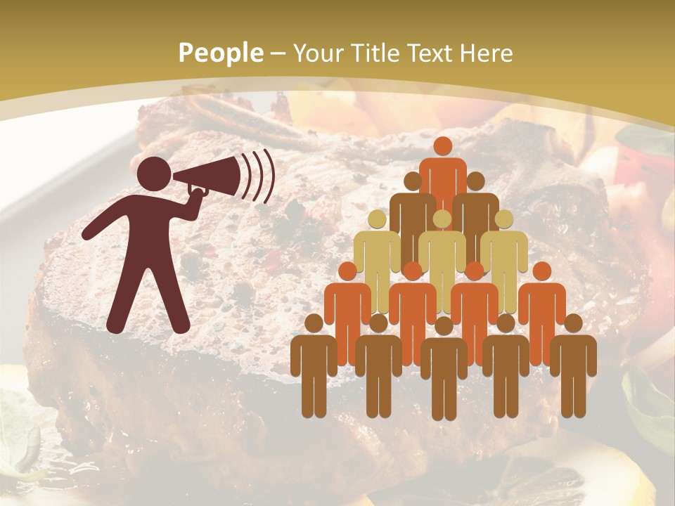 Lunch Meat Appetizers PowerPoint Template