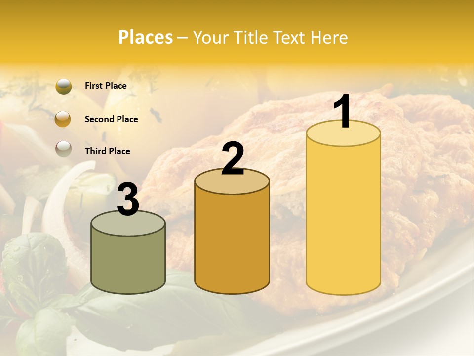 Cucumber Chops Tomato PowerPoint Template