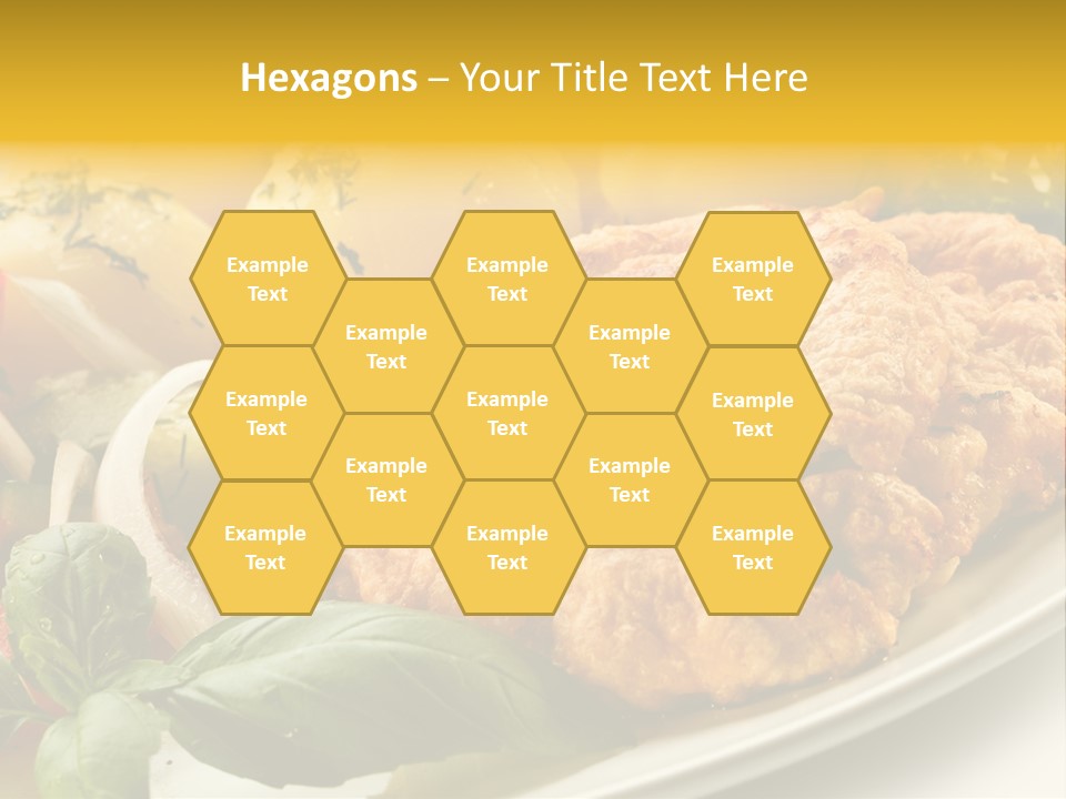 Cucumber Chops Tomato PowerPoint Template