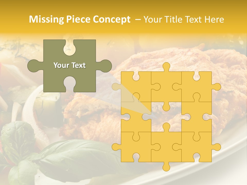 Cucumber Chops Tomato PowerPoint Template