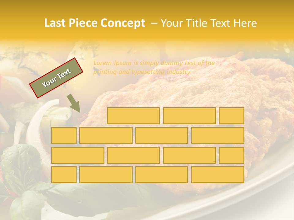 Cucumber Chops Tomato PowerPoint Template