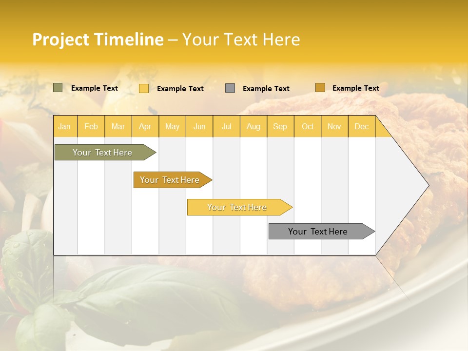 Cucumber Chops Tomato PowerPoint Template