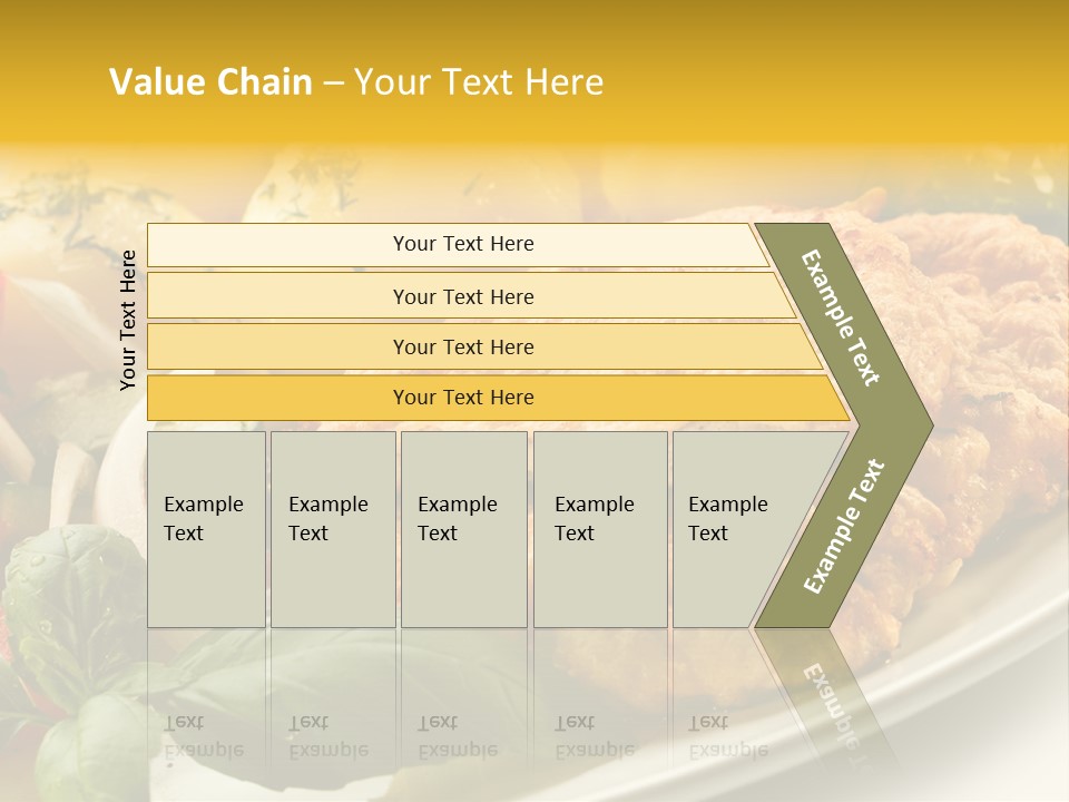 Cucumber Chops Tomato PowerPoint Template