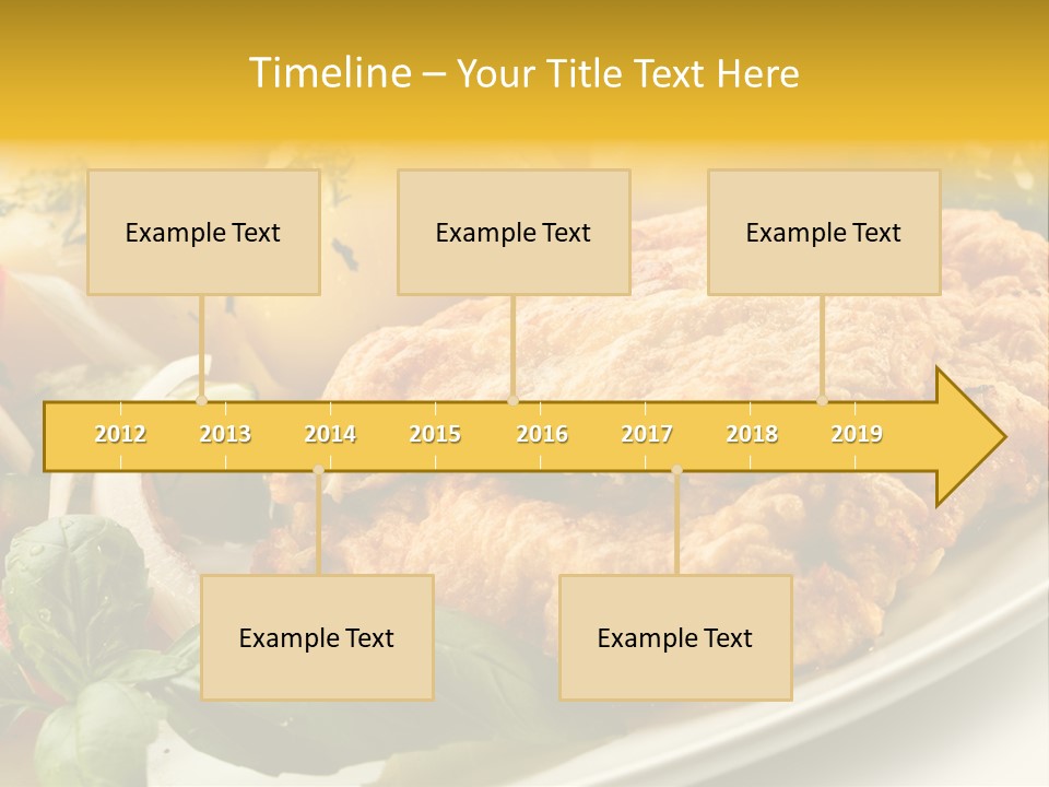 Cucumber Chops Tomato PowerPoint Template