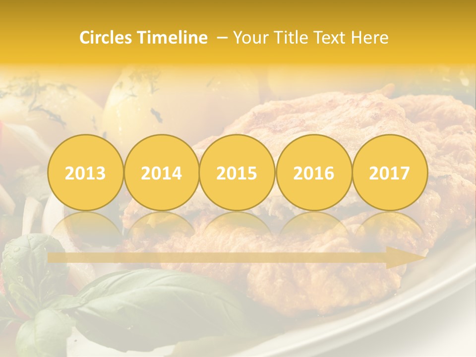 Cucumber Chops Tomato PowerPoint Template