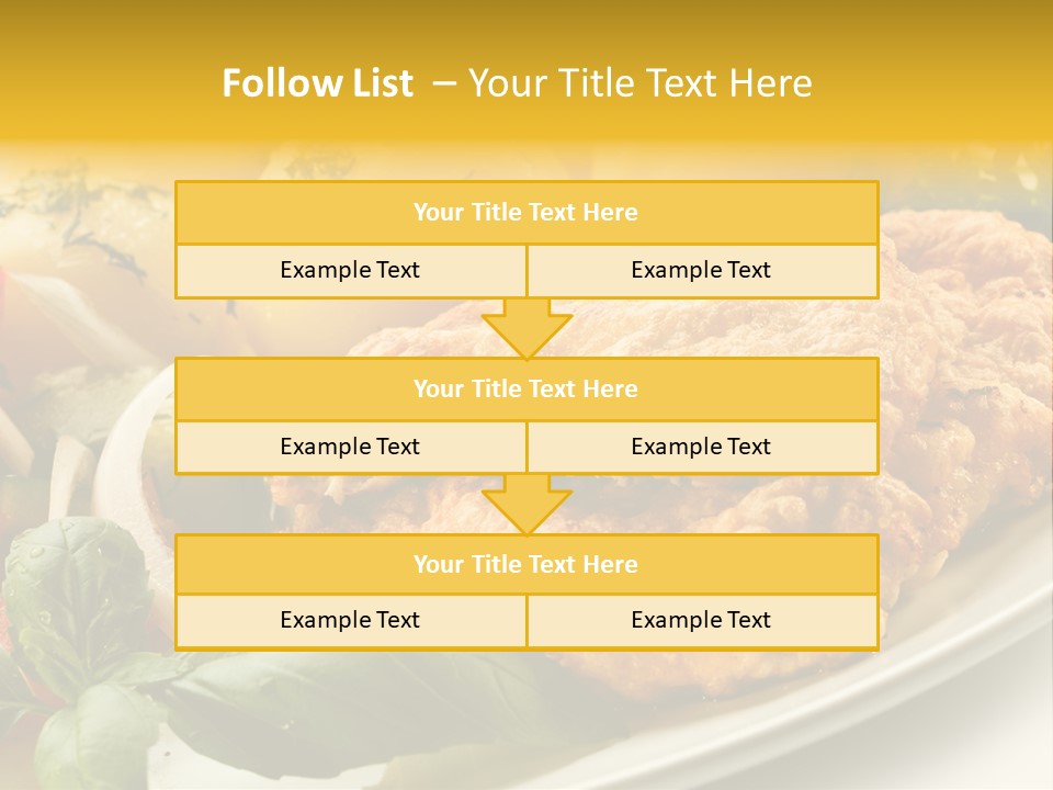 Cucumber Chops Tomato PowerPoint Template