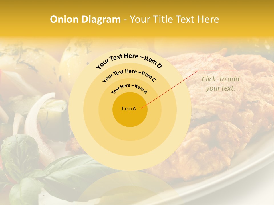 Cucumber Chops Tomato PowerPoint Template