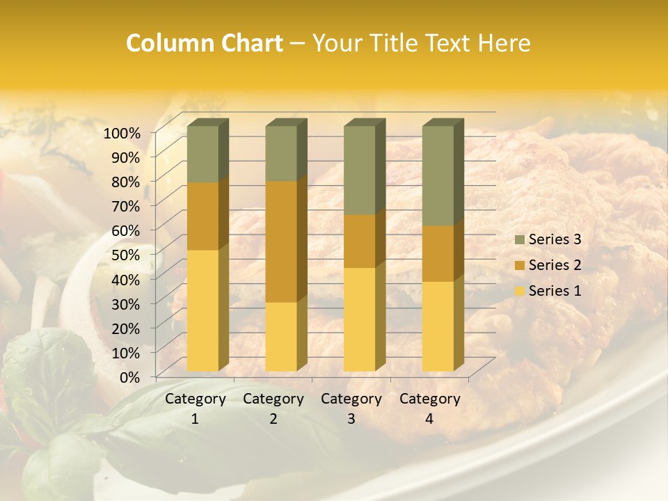 Cucumber Chops Tomato PowerPoint Template