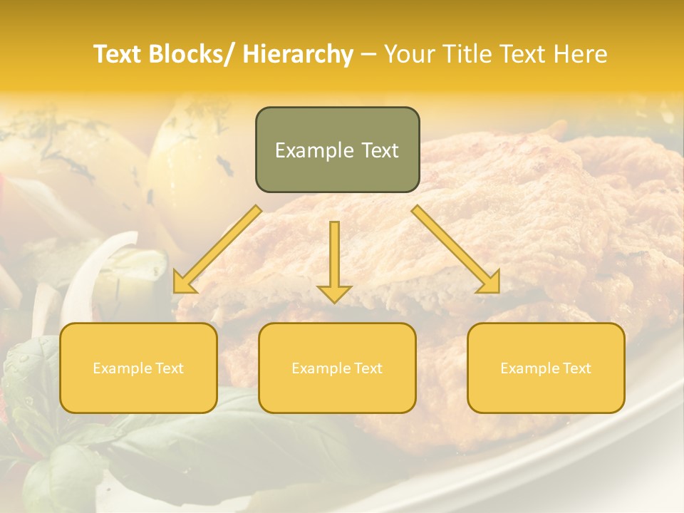 Cucumber Chops Tomato PowerPoint Template