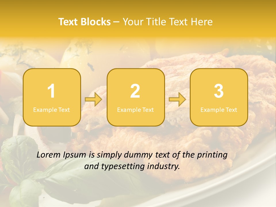 Cucumber Chops Tomato PowerPoint Template