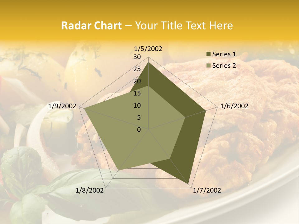 Cucumber Chops Tomato PowerPoint Template