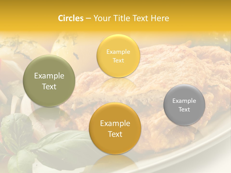 Cucumber Chops Tomato PowerPoint Template