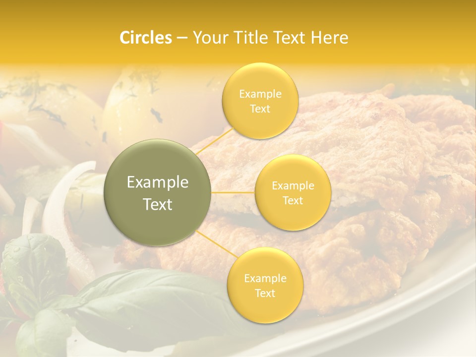 Cucumber Chops Tomato PowerPoint Template
