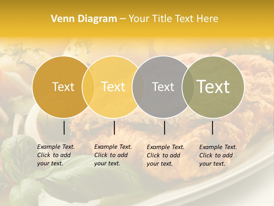 Cucumber Chops Tomato PowerPoint Template