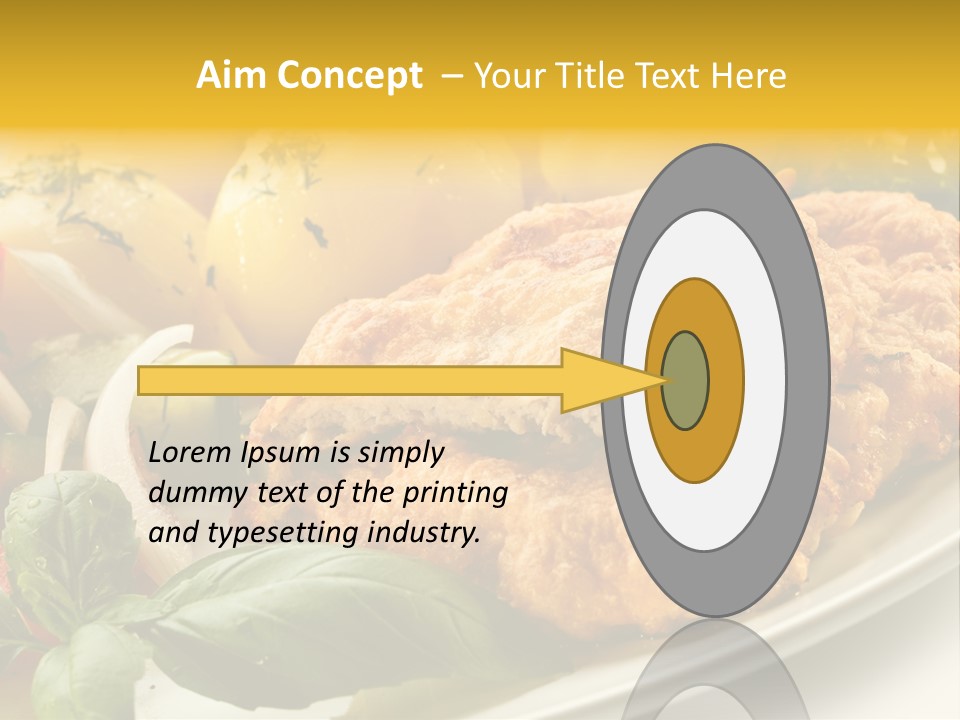 Cucumber Chops Tomato PowerPoint Template