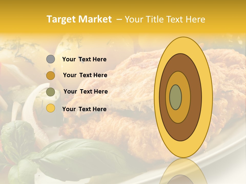 Cucumber Chops Tomato PowerPoint Template