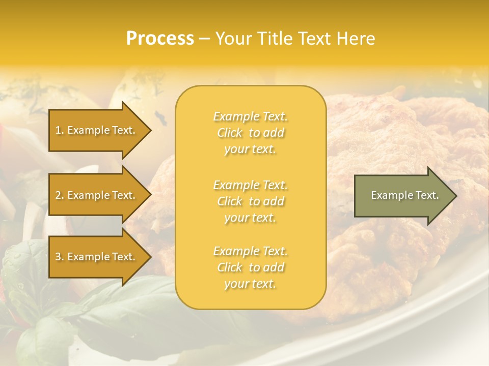 Cucumber Chops Tomato PowerPoint Template