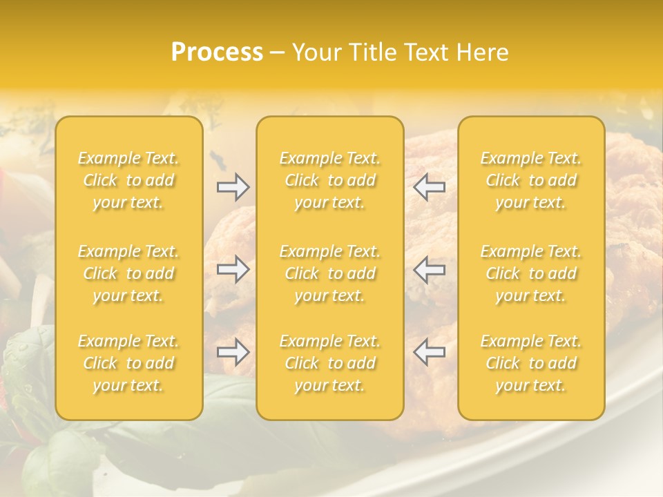 Cucumber Chops Tomato PowerPoint Template