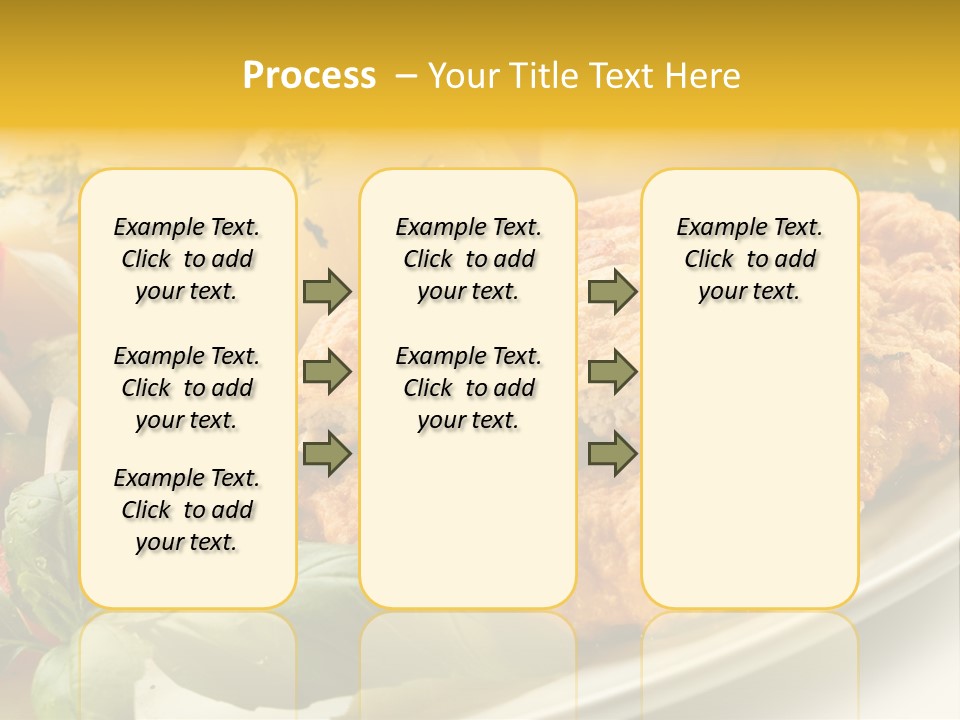 Cucumber Chops Tomato PowerPoint Template