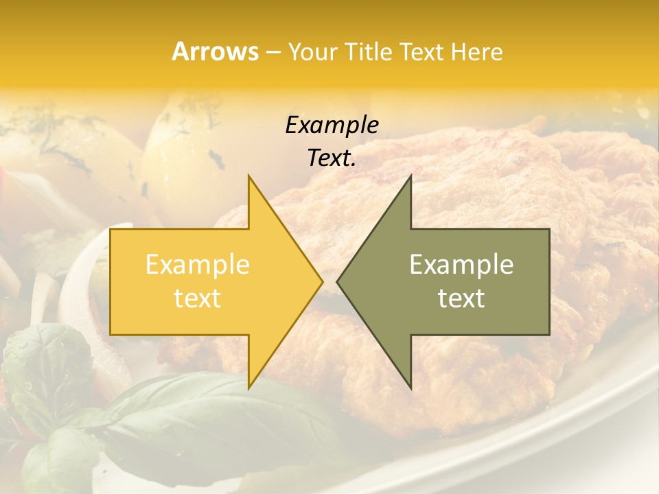 Cucumber Chops Tomato PowerPoint Template