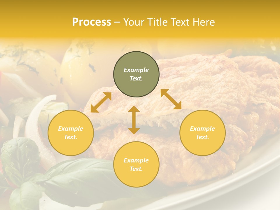 Cucumber Chops Tomato PowerPoint Template