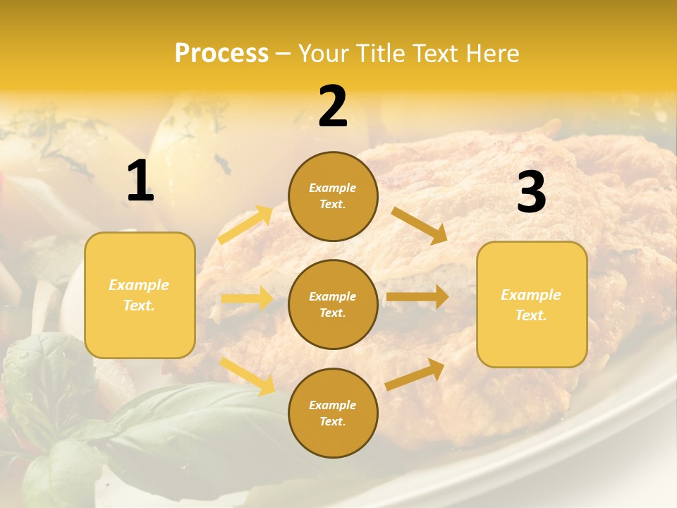 Cucumber Chops Tomato PowerPoint Template