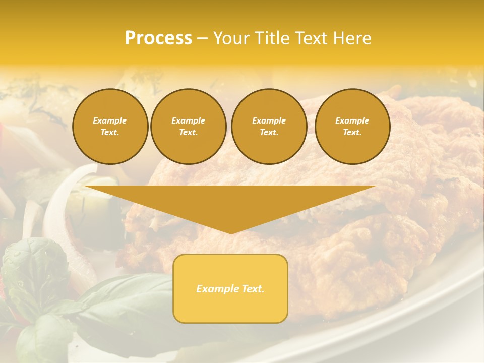 Cucumber Chops Tomato PowerPoint Template