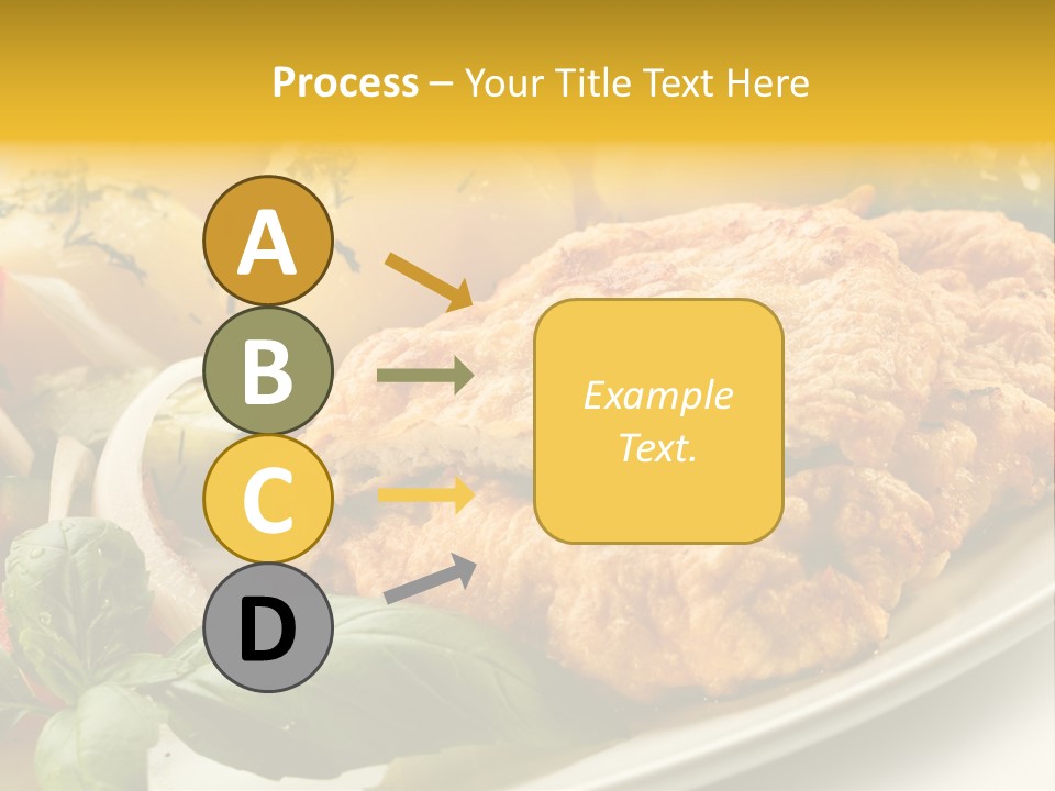 Cucumber Chops Tomato PowerPoint Template