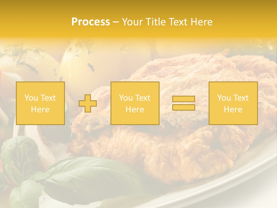 Cucumber Chops Tomato PowerPoint Template