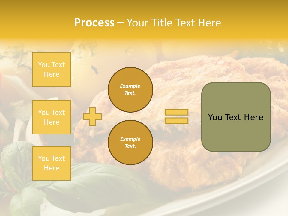 Cucumber Chops Tomato PowerPoint Template