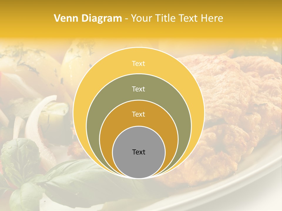 Cucumber Chops Tomato PowerPoint Template