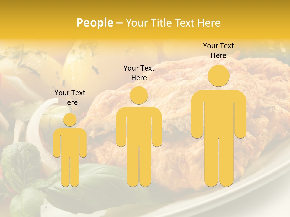 Cucumber Chops Tomato PowerPoint Template