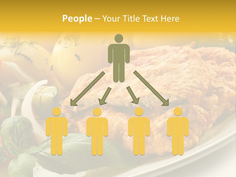 Cucumber Chops Tomato PowerPoint Template