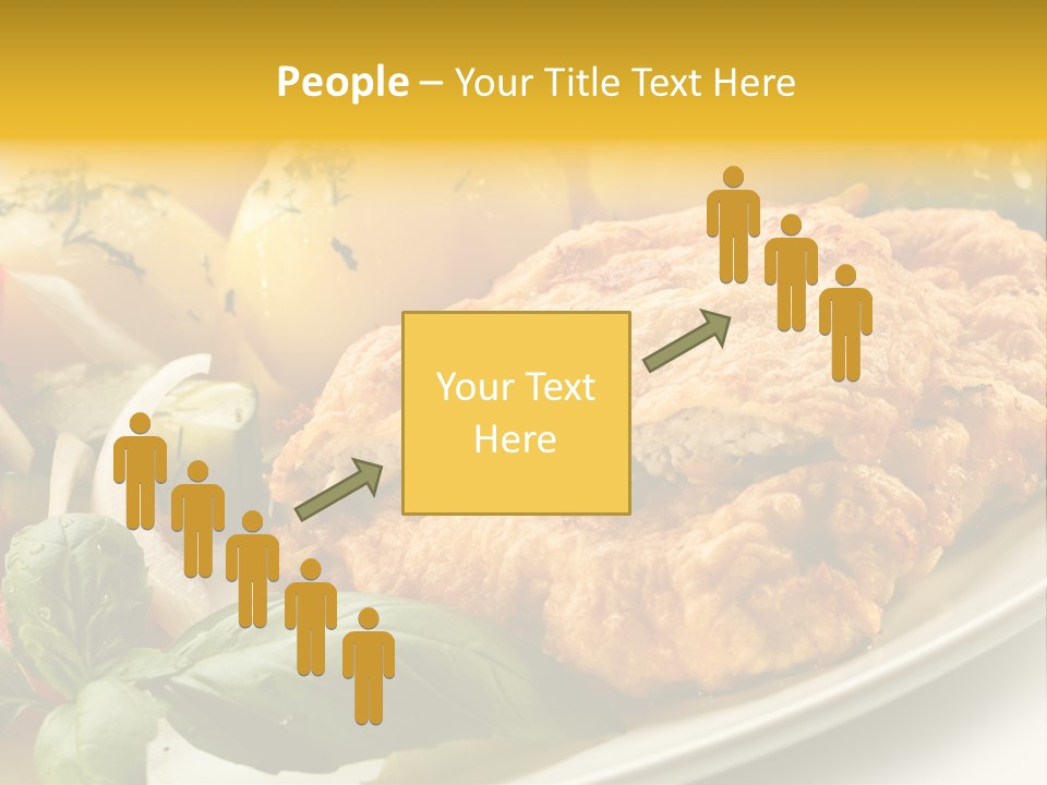 Cucumber Chops Tomato PowerPoint Template