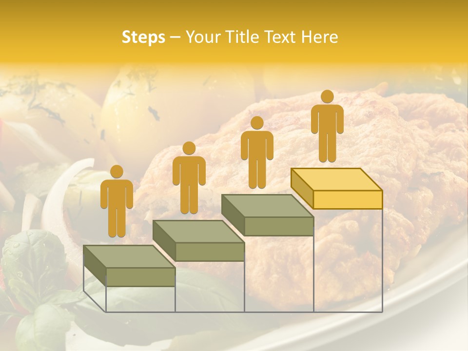 Cucumber Chops Tomato PowerPoint Template